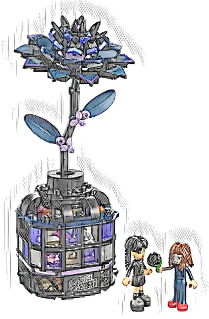 Zestaw LEGO® 76784 LEGO 76784 Wednesday Kwiat czarnej dalii