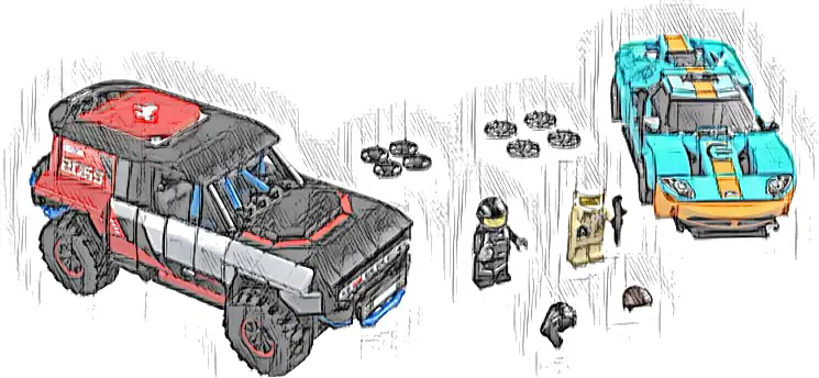 Zestaw LEGO® 76905 LEGO 76905 Speed Champions Ford GT Heritage Edition i Bronco R