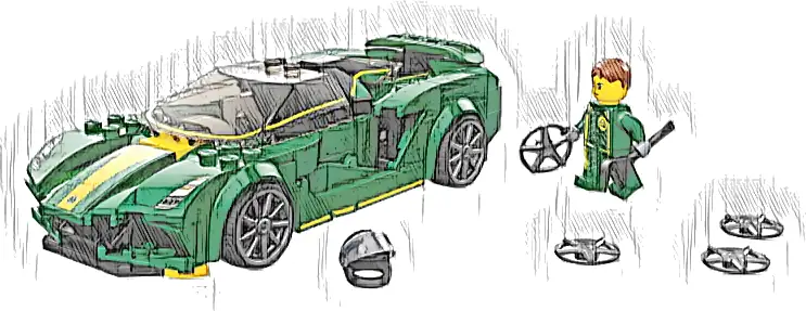 Zestaw LEGO® 76907 LEGO 76907 Speed Champions Lotus Evija