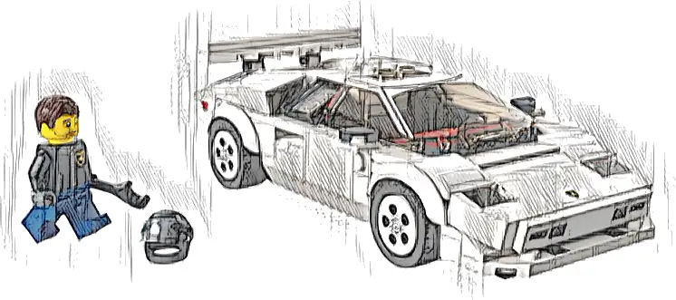 Zestaw LEGO® 76908 LEGO 76908 Speed Champions Lamborghini Countach