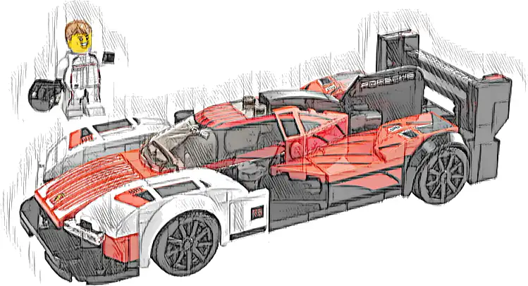 Zestaw LEGO® 76916 LEGO 76916 Speed Champions Porsche 963