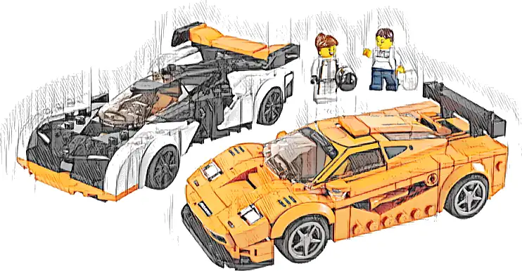 Zestaw LEGO® 76918 LEGO 76918 Speed Champions McLaren Solus GT i McLaren F1 LM