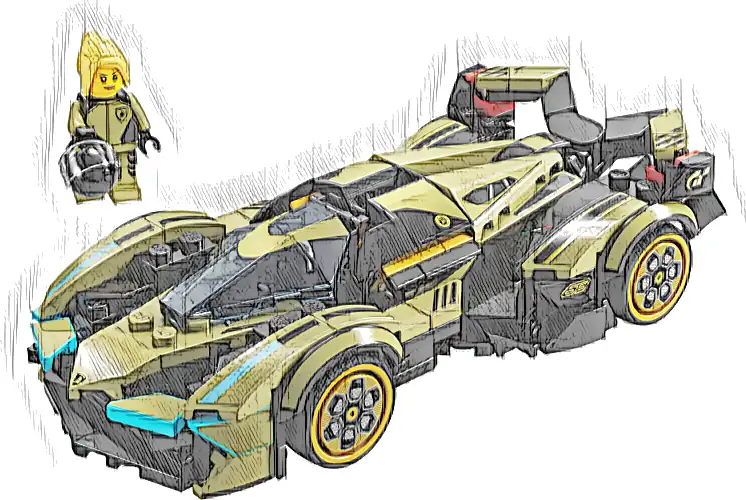 Zestaw LEGO® 76923 LEGO 76923 Speed Champions Luksusowe Lamborghini Lambo V12 Vision GT