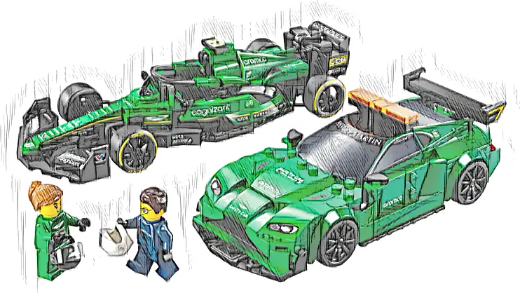 Zestaw LEGO® 76925 LEGO 76925 Speed Champions Samochód bezpieczeństwa Aston Martin i AMR23