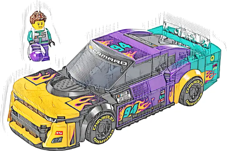 Zestaw LEGO® 76935 LEGO 76935 Speed Champions NASCAR Next Gen Chevrolet Camaro ZL1