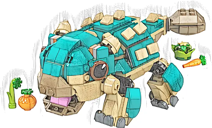 LEGO 76962 Jurassic World Mały ankylozaur Bumpy