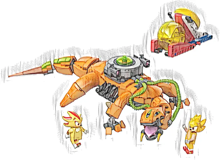 Zestaw LEGO® 77003 LEGO 77003 Sonic the Hedgehog Super Shadow kontra Biolizard