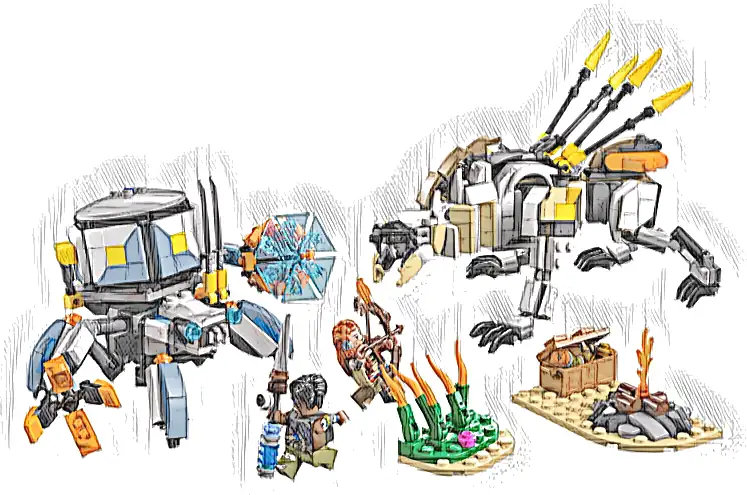 Zestaw LEGO® 77037 LEGO 77037 Horizon Adventures Aloy i Varl kontra krabołaz i piłoząb