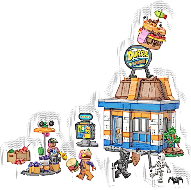 LEGO 77076 Fortnite Restauracja Durrr Burgerownia