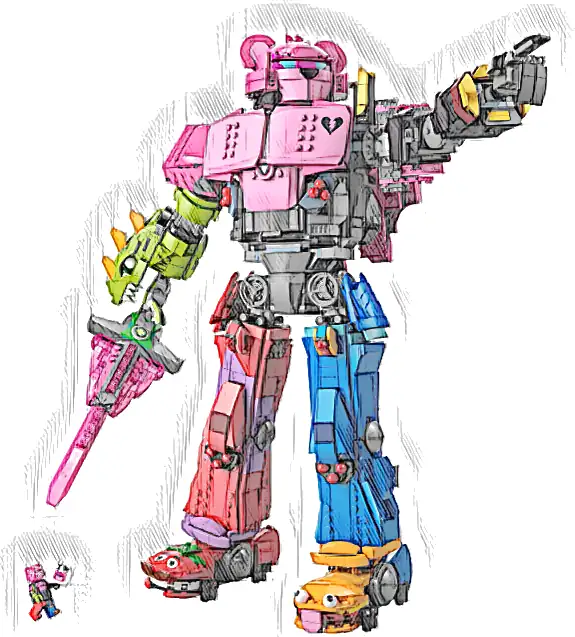 LEGO 77078 Fortnite Dowódca Drużyny Mechów