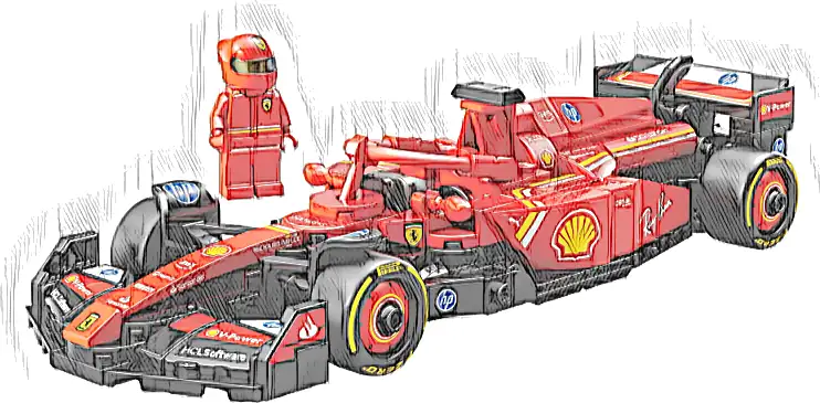 LEGO 77242 Speed Champions Bolid F1 Ferrari SF-24