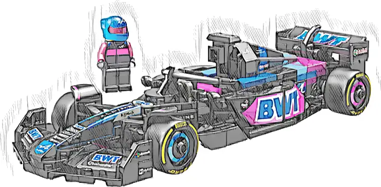 LEGO 77248 Speed Champions Bolid F1 BWT Alpine Team A524