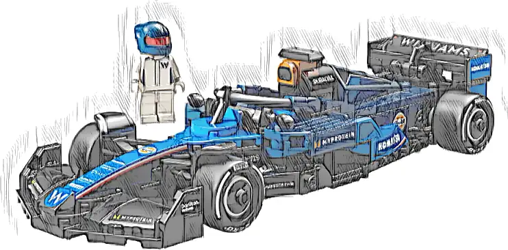 LEGO 77249 Speed Champions Bolid F1 Williams Racing FW46