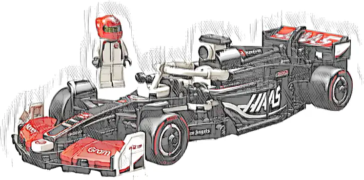 LEGO 77250 Speed Champions Bolid F1 MoneyGram Haas Team VF-24